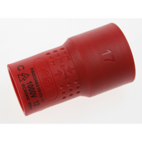 Sealey Insulated socket 3/8"dr 17mm AK7940.10