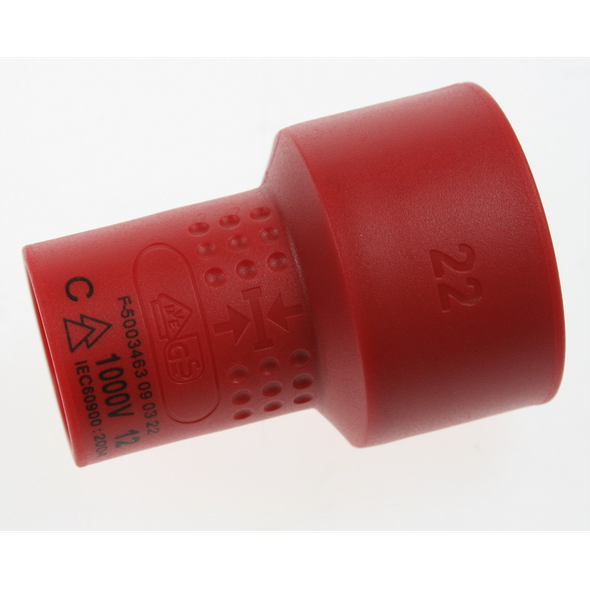 Sealey Insulated socket 3/8"dr 22mm