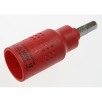 Sealey Insulated hex socket bit 6mm 3/8"dr AK7940.15