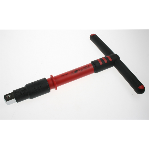 Sealey Insulated t-handle 1/2"dr 200mm