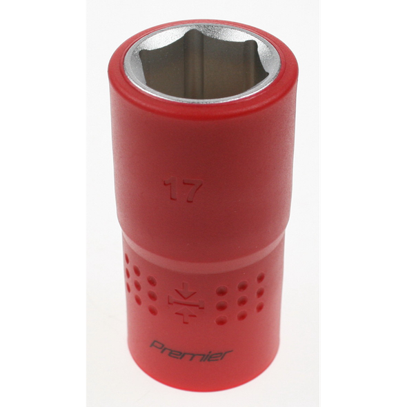 Sealey Insulated socket 1/2"dr 17mm