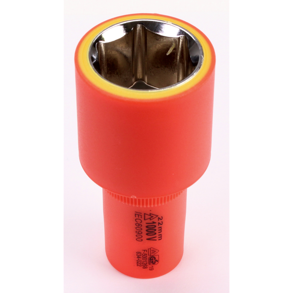 Sealey 3/8"Sq Dr Insulated Socket 22mm