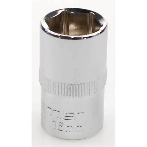 Sealey Socket 1/2"dr 16mm (mirror finish)