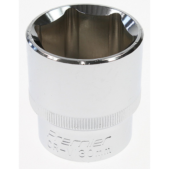 Sealey Socket 1/2"dr 30mm (mirror finish)