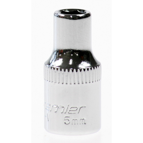 Sealey Socket 1/4"dr 5mm (mirror finish)