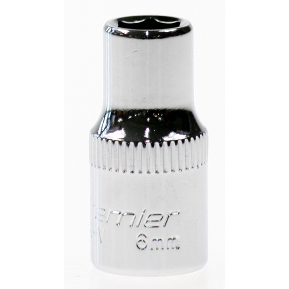 Sealey Socket 1/4"dr 6mm (mirror finish)