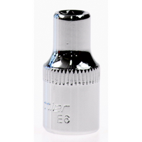 Sealey Star socket 1/4"dr e6 (mirror finish) AK7955V2.061