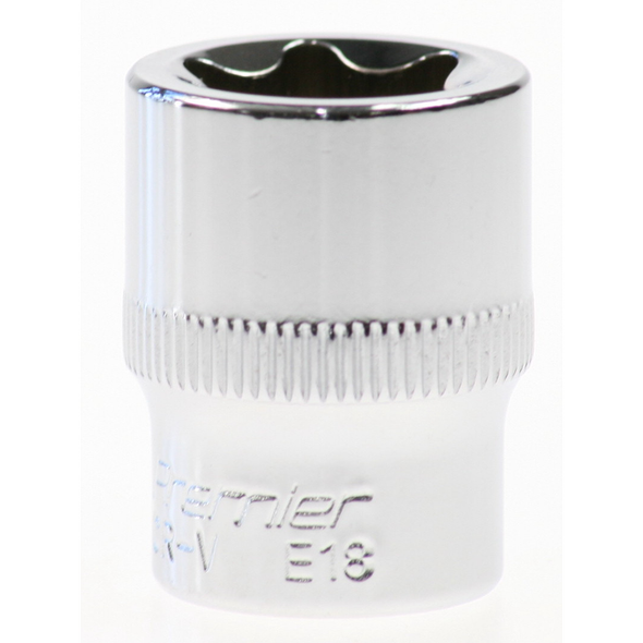 Sealey Star socket 3/8"dr e18 (mirror finish)