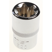 Sealey Trx-star socket bit 1/2"dr e20 (mirror finish) AK7955V2.070