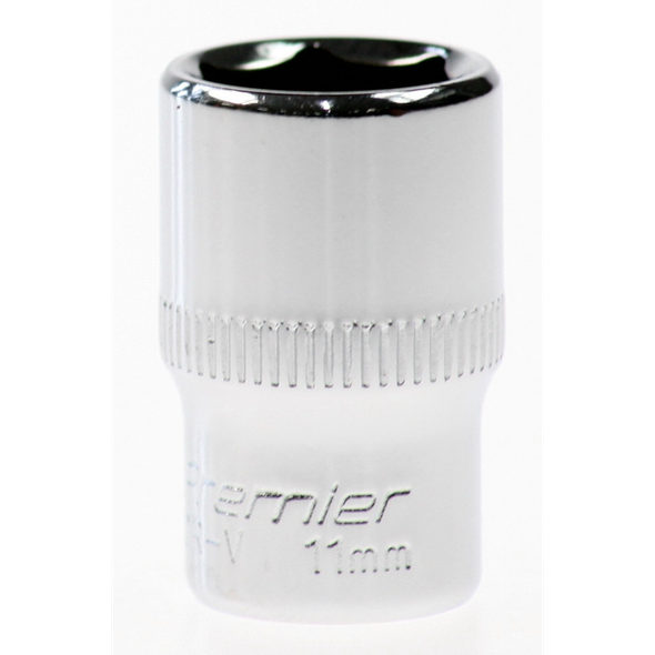 Sealey Socket 1/4"dr 11mm (mirror finish)