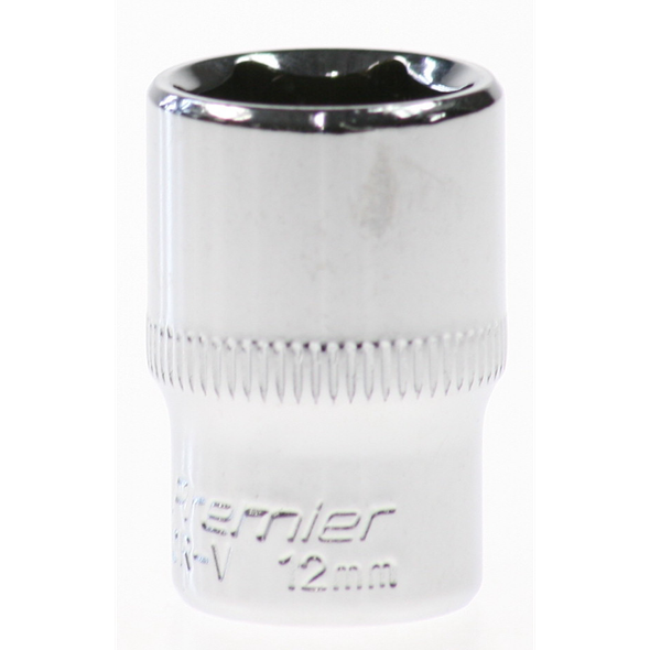 Sealey Socket 1/4"dr 12mm (mirror finish)