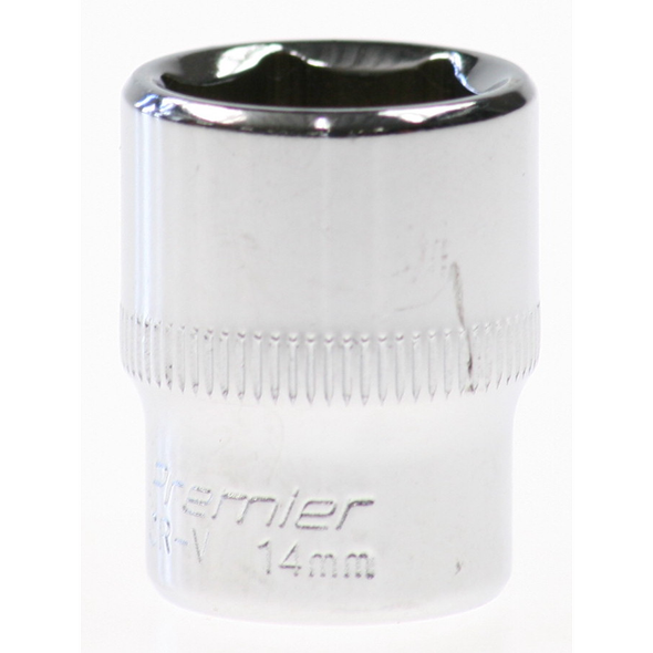 Sealey Socket 1/4"dr 14mm (mirror finish)
