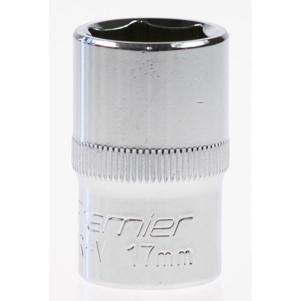 Sealey Socket 1/2"dr 17mm (mirror finish)