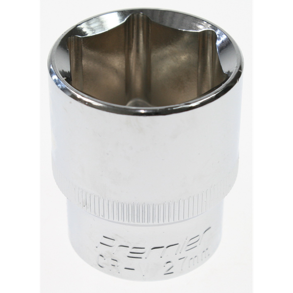 Sealey Socket 1/2"dr 27mm (mirror finish)