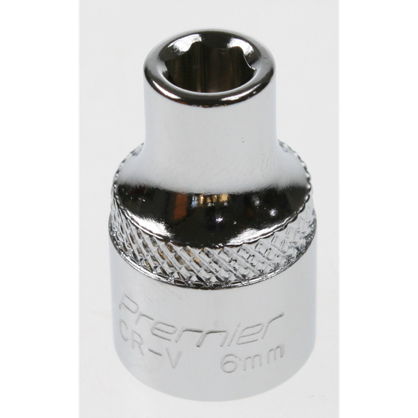 Sealey Socket 3/8"dr 6mm (6pt)