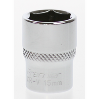 Sealey Socket 3/8"dr 15mm (6pt) AK7960.10