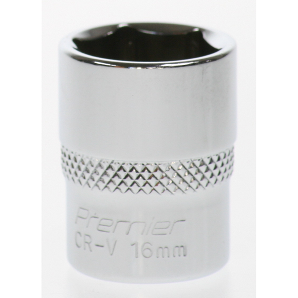 Sealey Socket 3/8"dr 16mm (6pt)