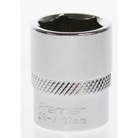 Sealey Socket 3/8"dr 17mm (6pt) AK7960.12