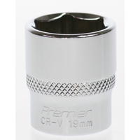 Sealey Socket 3/8"dr 19mm (6pt) AK7960.14