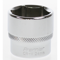 Sealey Socket 3/8"dr 24mm (6pt) AK7960.17