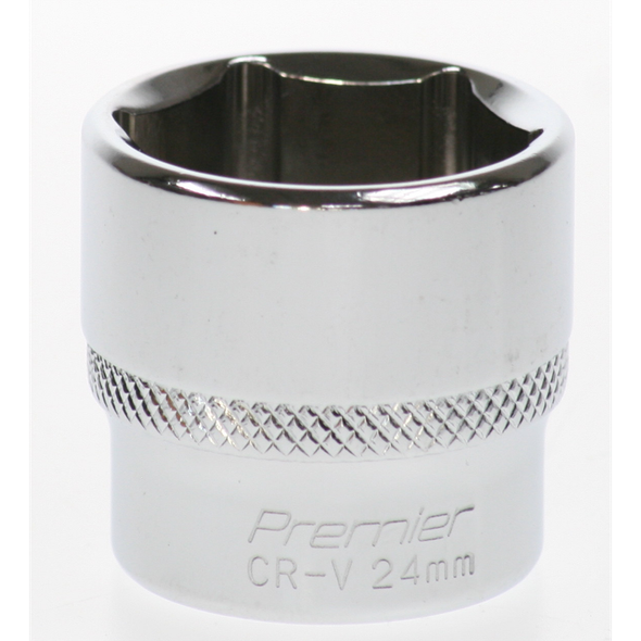 Sealey Socket 3/8"dr 24mm (6pt)