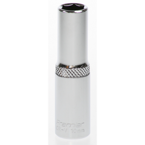 Sealey Socket 3/8"dr 10mm 'deep' (6pt)