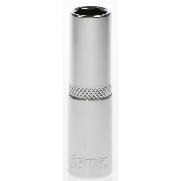 Sealey Socket 3/8"dr 11mm 'deep' (6pt)