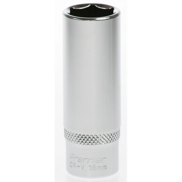 Sealey Socket 3/8"dr 16mm 'deep' (6pt)
