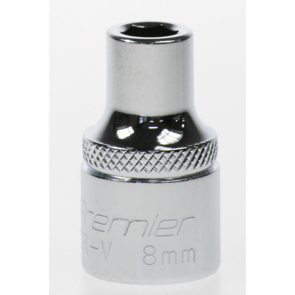 Sealey Socket 1/2"dr 8mm (6pt)