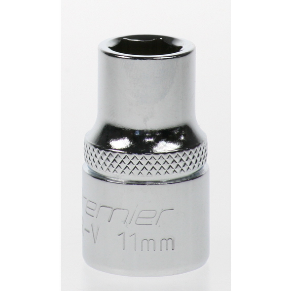 Sealey Socket 1/2"dr 11mm (6pt)