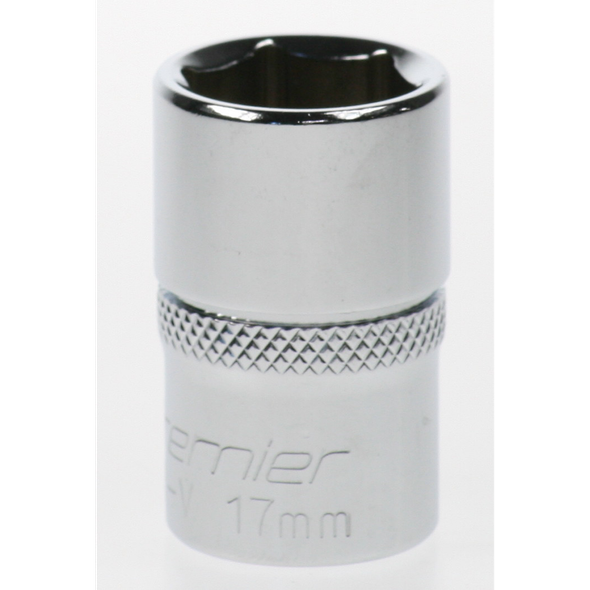Sealey Socket 1/2"dr 17mm (6pt)