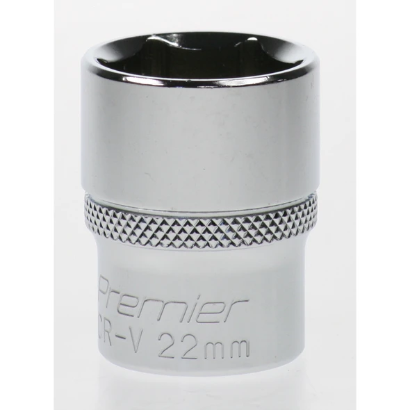 Sealey Socket 1/2"dr 22mm (6pt)