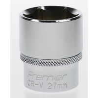 Sealey Socket 1/2"dr 27mm (6pt) AK7961.16