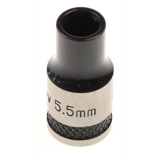 Sealey Socket 1/4"dr 5.5mm (6pt) 'black series'