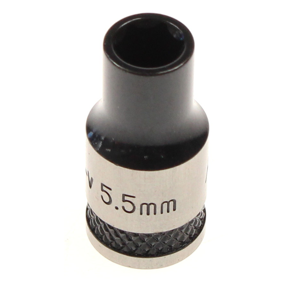 Sealey Socket 1/4"dr 5.5mm (6pt) 'black series'