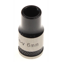 Sealey Socket 1/4"dr 6mm (6pt) 'black series' AK7970.05