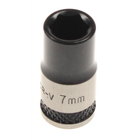 Sealey Socket 1/4"dr 7mm (6pt) 'black series' AK7970.06