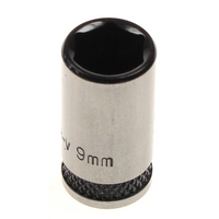 Sealey Socket 1/4"dr 9mm (6pt) 'black series' AK7970.08
