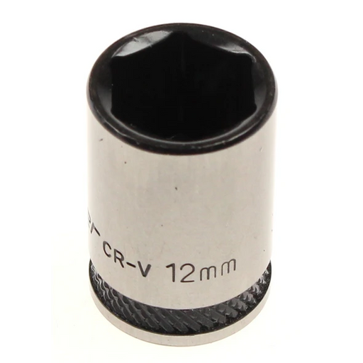 Sealey Socket 1/4"dr 12mm (6pt) 'black series'