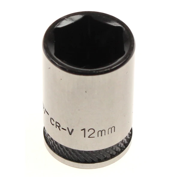 Sealey Socket 1/4"dr 12mm (6pt) 'black series'