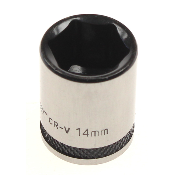 Sealey Socket 1/4"dr 14mm (6pt) 'black series'