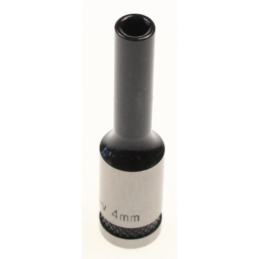 Sealey Socket 1/4"dr 4mm (6pt) deep 'black series'