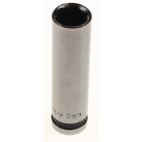 Sealey Socket 1/4"dr 9mm (6pt) deep 'black series' AK7970.21