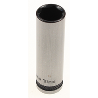 Sealey Socket 1/4"dr 10mm (6pt) deep 'black series' AK7970.22
