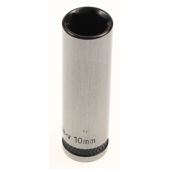 Sealey Socket 1/4"dr 10mm (6pt) deep 'black series'