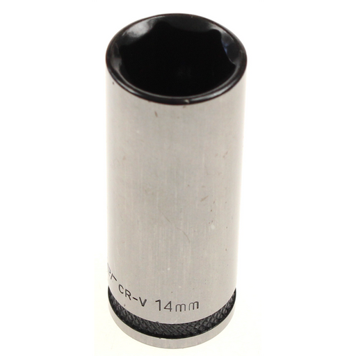 Sealey Socket 1/4"dr 14mm (6pt) deep 'black series'