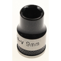 Sealey Socket 3/8"dr 9mm (6pt) 'black series' AK7971.04