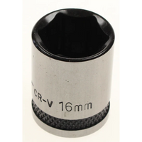 Sealey Socket 3/8"dr 16mm (6pt) 'black series'