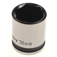 Sealey Socket 3/8"dr 18mm (6pt) 'black series' AK7971.13
