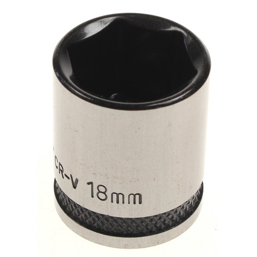 Sealey Socket 3/8"dr 18mm (6pt) 'black series'